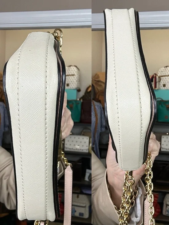 Marc Jacobs Snapshot Convertible Belt Bag Crossbody Tri-Color Saffiano Leather - Picture 7 of 12